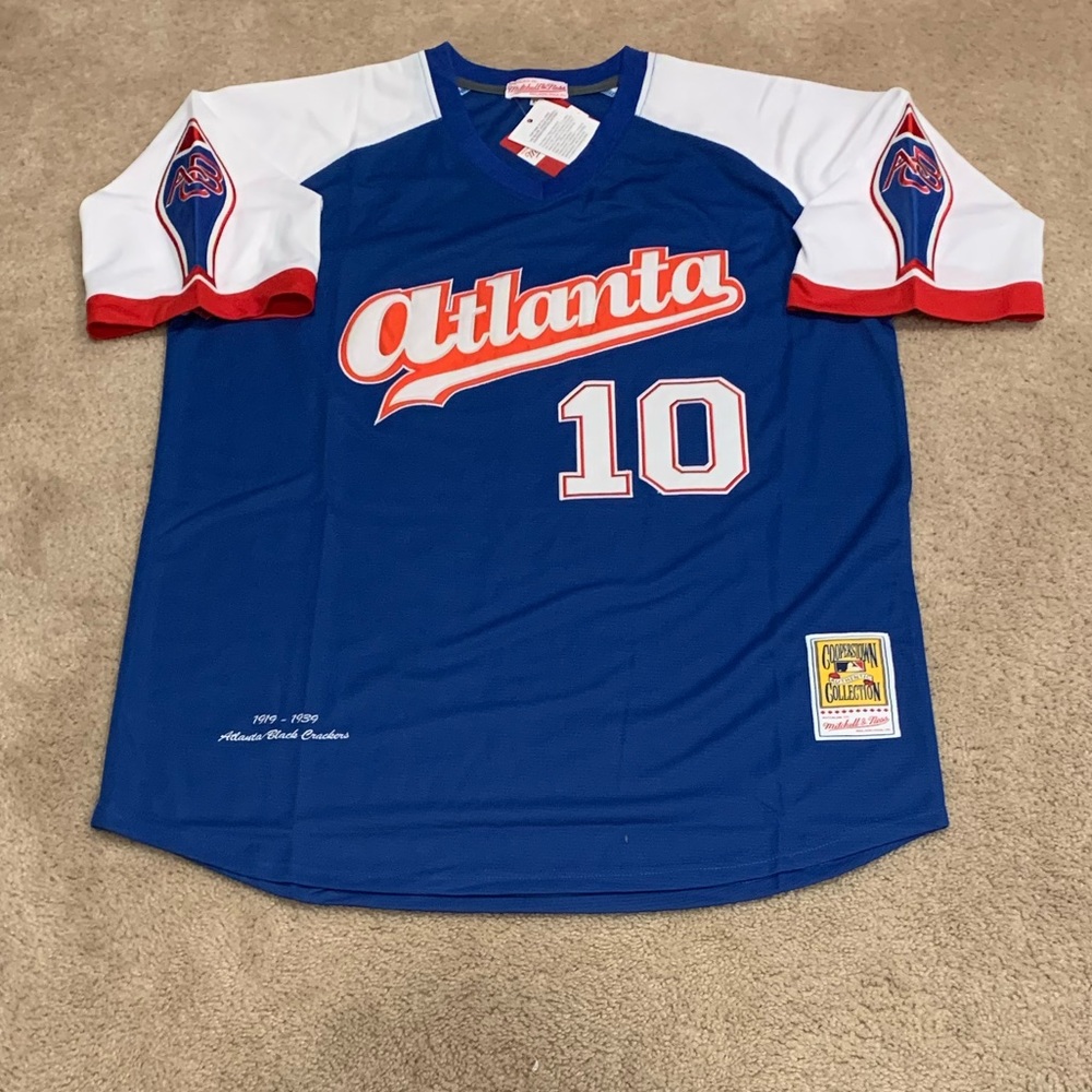 Chipper Jones Atlanta ABC Jersey Mens XL NWT Negro League 1919-1939